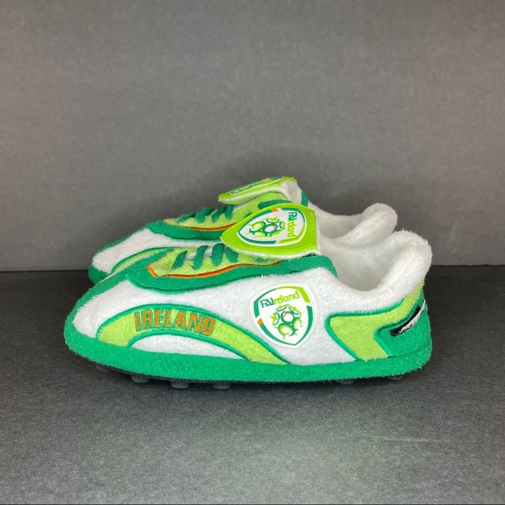 Vintage Sloffie FAIreland Futbol Soccer Slipper‎ Shoes Size XXS US 11-13.